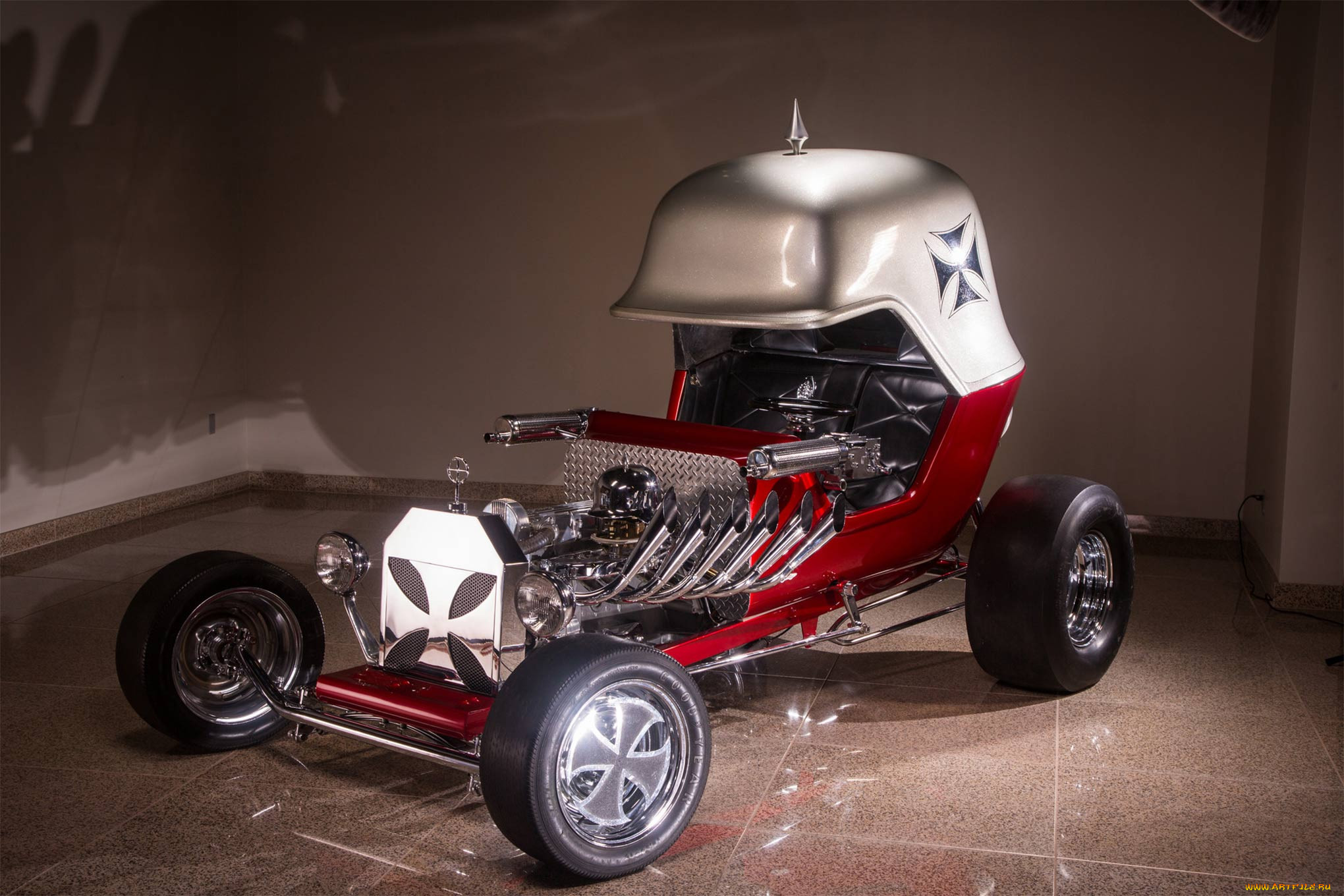 , custom classic car, redbaron